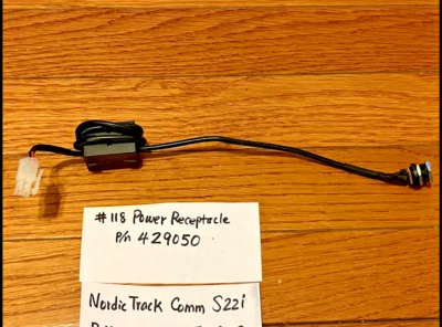 Receptáculo eléctrico 429050 para bicicleta de estudio ProForm NTEX02117NB.13 HM-ROC #118 Foto 1 de 3