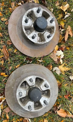 Ступицы колес для Porsche 911 912 с роторами L R ПАРА 1968-74 - Изображение 1 из 4