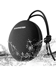 Monster Altavoz Bluetooth, IPX8 Altavoz Ducha Impermeable, Bluetooth 5.4 NUEVO - Imagen 1 de 8