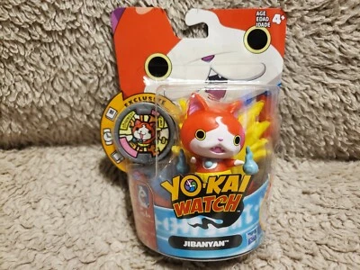 Yo-Kai Watch ~ JIBANYAN  ~ 2 1/2" Medal Moment Figure ~ by Hasbro - Image 1 of 3