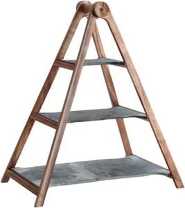 Villeroy & Boch Artesano Original 3 Tier Tray Stand, Brown etagere - Picture 1 of 12