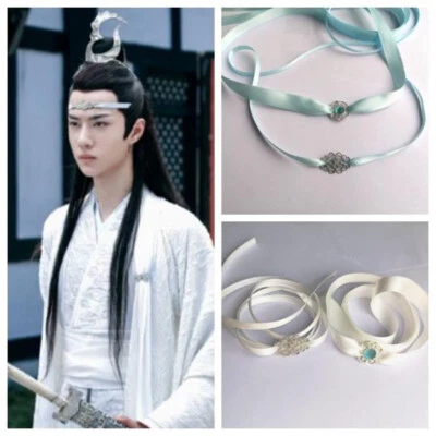 The Untamed Wei Wuxian Lan wangji Xiao Zhan Wang yibo Cosplay Hairband Anime - Image 1 of 4