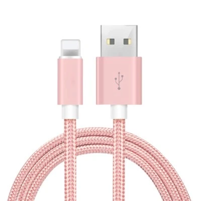 Paquete de 3 cables de 6 pies para Apple iPhone X XS 11 iPhone 8 7 6S 5 cable cargador Foto 1 de 4