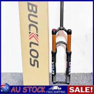 BUCKLOS 24" MTB Air Suspension Fork Thru Axle 100*15mm Disc Brake 1 1/8" - Picture 1 of 8