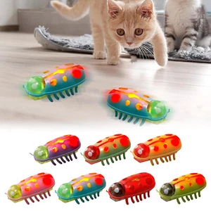 Juguetes interactivos para gatos - Mini lindo Ladybug, móvil, juguete electrónico para gatos de interior - Imagen 1 de 27