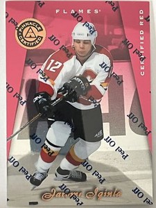 1997 Pinnacle Certified #55 Jarome Iginla Certified Red