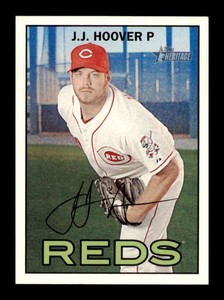 2016 Topps Heritage J.J. Hoover #399 Cincinnati Reds