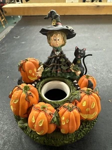 Vintage Virginia Candle Co Kathy Hatch Halloween Candle Capper - Picture 1 of 4