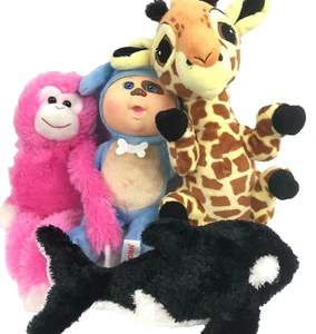 Disney Babies Lion King Giraffe Cabbage Patch Kid and more  Stuffed Plush  EUC - Picture 1 of 8