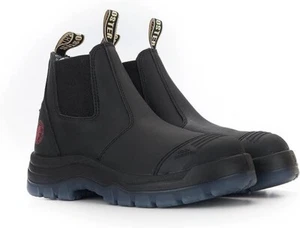 Rockrooster AK227NT Lumen Herren Schwarz Weiche Spitze Chelsea Arbeitsstiefel Größe 10,5 EEE - Bild 1 von 7