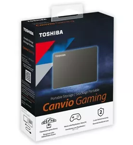 Toshiba Canvio Gaming 2 TB 2.5" HDTX120XK3AA External Hard Drive Black - Picture 1 of 1