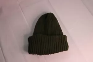 Brand New Crosshatch Beanie Hat - Olive Green - NWT - Picture 1 of 8