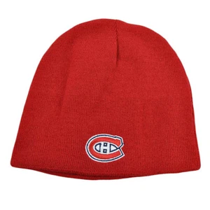 NHL LNH Reversible Zephyr Nordic Cuffless Beanie Knit Hat Montreal Canadiens  - Picture 1 of 2
