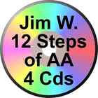 JIM WILLIAMS z FORT WART TEXAS 4 CD 12 KROKÓW ALKOHOLIKÓW ANONIMOWYCH 1986 NE