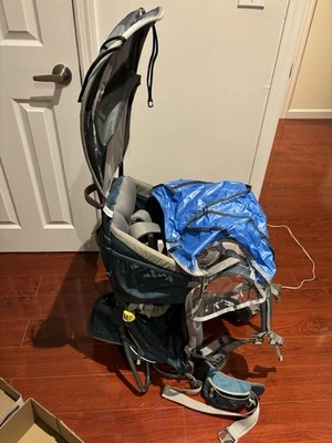 Mochila de senderismo Deuter Ospray Carrier azul y gris Foto 1 de 4