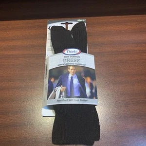 Thorlos Unisex Brown Cushioned Padded Dress Socks Size US 9-10.5 Crew DLTX USA - Picture 1 of 6
