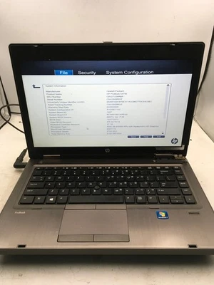 HP PROBOOK 6475B - BOOTS TO BIOS - AMD A6 4400M - NO RAM - READ DESCRIPTION -BB - Image 1 of 4