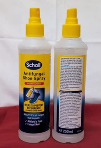 Desinfectante antifúngico en spray para zapatos Scholl, 250 ml mata (falta tapa - paquete de 2) - Imagen 1 de 1