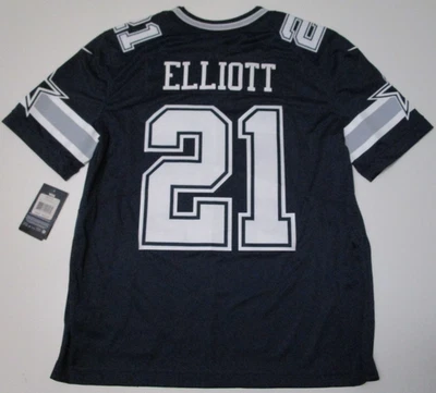 Nuevo Nike Dallas Cowboys NFL Fútbol Ezekiel Elliott 21 Camiseta Para Hombre Grande Nuevo Con Etiquetas Foto 1 de 4