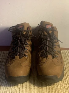 BOTAS RED WING TRUHIKER 6672 PARA HOMBRE 10 PUNTERA DE ACERO IMPERMEABLES SUELA VIBRAM LIMPIAS EN MUY BUENA CONDICIÓN - Imagen 1 de 14