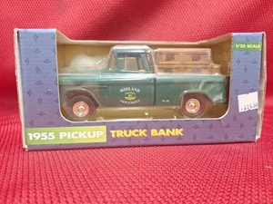 Ertl John Deere 1955 Chevy Pickup Truck Bank 5614 1/25 Scale Die-Cast Metal NIB - Picture 1 of 5