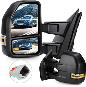 Rétroviseurs de Remorquage pour Ford F-150 2015 2016 2017 2018 2019 2020 Température Chauffante Puissance... - Photo 1 sur 9