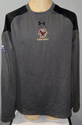 ¡NUEVO! Pullover Under Armour Cold Gear Boston College Eagles cuello redondo para hombre talla XL Foto 1 de 4