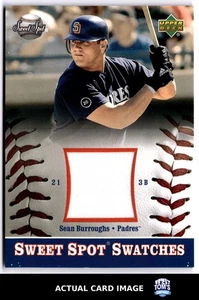 2002 Upper Deck Sweet Spot #S-SB SEAN BURROUGHS San Diego Padres MEM EX-NM - Picture 1 of 4