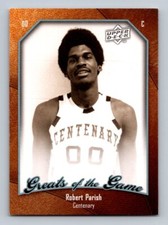 2009-10  Upper Deck Greats of the Game 56 Robert Parish Centenary Gentlemen