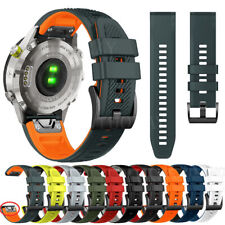 For Garmin Fenix 7 7X 6 6X Pro 5 5X 3 HR 965 Quick Fit Silicone Strap Band Watch