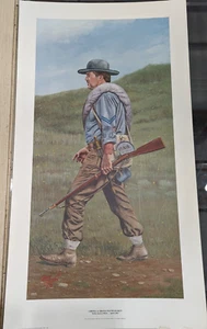 Randy Steffen Collectible Civil War Large Print Rare March to Shiloh 26" x 14" - Picture 1 of 7