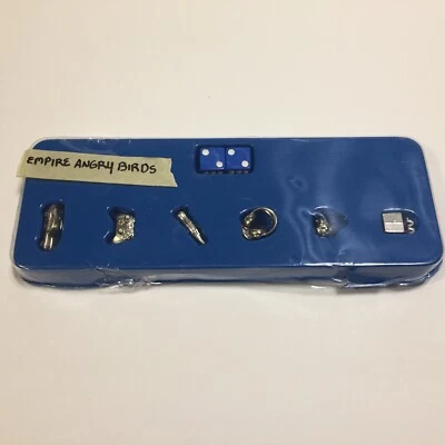 Monopoly Angry Birds Empire 6 fichas de plata más dados piezas de repuesto Hasbro Foto 1 de 3