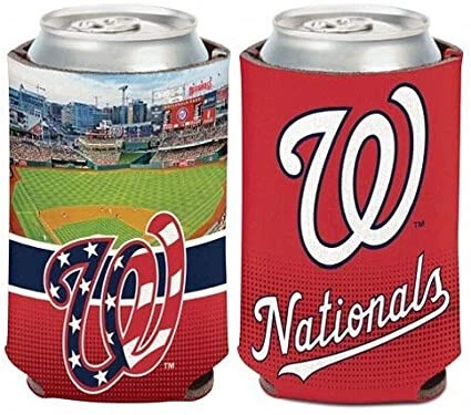 Washington Nationals Can Koozie Holder Collapsible Free Shipping! Stadium Cover
