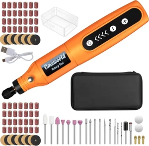 CORDLESS MINI ROTARY TOOL 5-Speed 103 Accessories USB Rechargeable - Picture 1 of 13