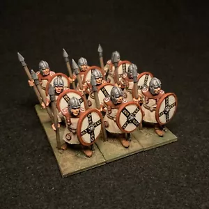9x PAINTED 28mm Crusader LATE ROMAN WARRIORS SAGA• 28HP-25021 - Picture 1 of 11