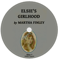 Elsie's Girlhood Martha Finley Christian Fiction Audiobooks in 9 Audio CDs