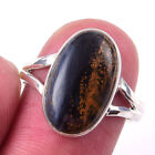 Natural Pietersite Gemstone Handmade 925 Solid Sterling Silver Ring Size 7