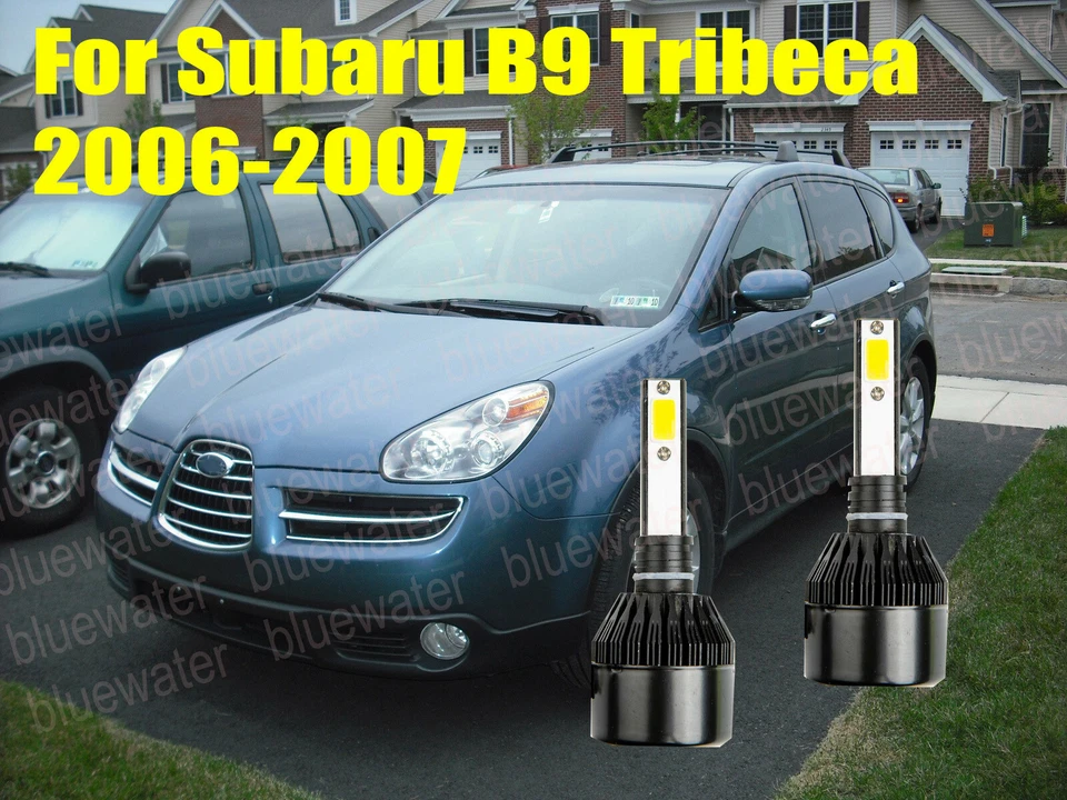 Kit de faros LED para Subaru B9 TRIBECA 2006-2007 H7 blanco CREE bombillas haz bajo Foto 1 de 4