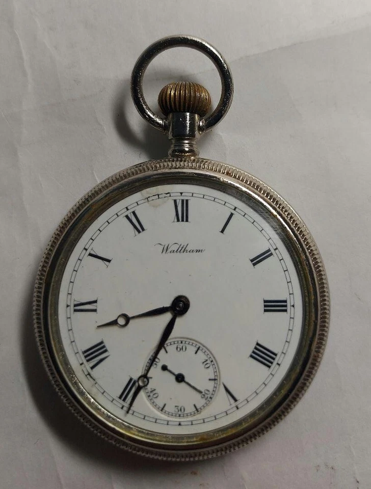 Antiguo Reloj Bolsillo Militar Waltham Envío Gratis Desde Japón Chatarra (Inmóvil) Foto 1 de 4