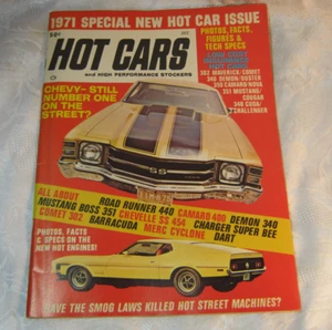 Hot Cars and High Performance Stockers Magazine Vintage Dec 1971 - Picture 1 of 4