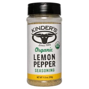 Organic Lemon Pepper Seasoning 11.8oz Perfect for Chicken Fish Veggies Salads - Picture 1 of 2