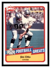 1989 Swell Greats #108 JIM OTTO Oakland Raiders ~B7EE