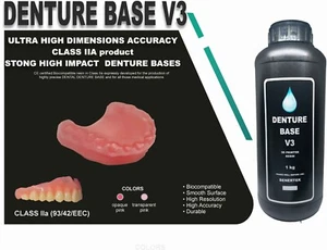 DLP SLA LCD 3d printer denture base resin for manufacturing dentures - Picture 1 of 25