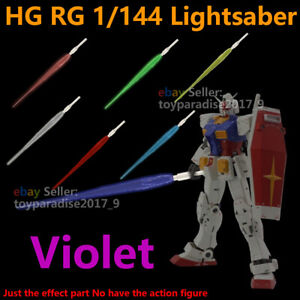For Bandai 1/144 HG RG Gundam Model Led Beam Saber Lightsaber Sword Blade Violet