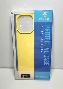 MILPROX iPhone 13 Pro Max Silicone Case 6.7 (2021) Yellow High-Quality - Picture 1 of 4