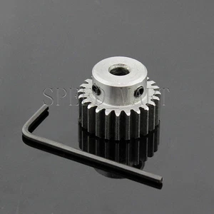 1M-24T 6mm Diámetro Agujero 24 Dientes 24T Módulo 1 Motor Metal Engranaje Rueda Tornillo Superior - Imagen 1 de 4