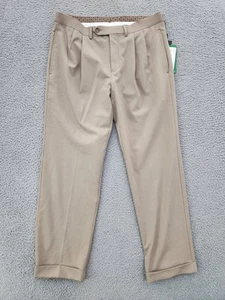 Lauren Ralph Lauren Pants Mens 33x30 Beige Classic Fit Ultraflex Stretch Dress - Picture 1 of 12