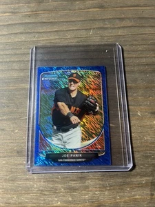2013 Bowman Cream of the Crop Cromo Mini Rifrattore Onda Blu /250 Joe Panik - Foto 1 di 2