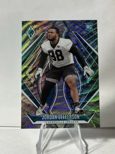 2024 Panini Phoenix JORDAN JEFFERSON #209 Rookie Silver Wave Prizm Jaguars - Picture 1 of 2