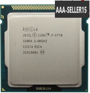 Intel 3rd Gen Core i7-3770 SR0PK 3.40GHz (Turbo 3.90GHz) 4-Core 8M LGA-1155 CPU - Afbeelding 1 van 1